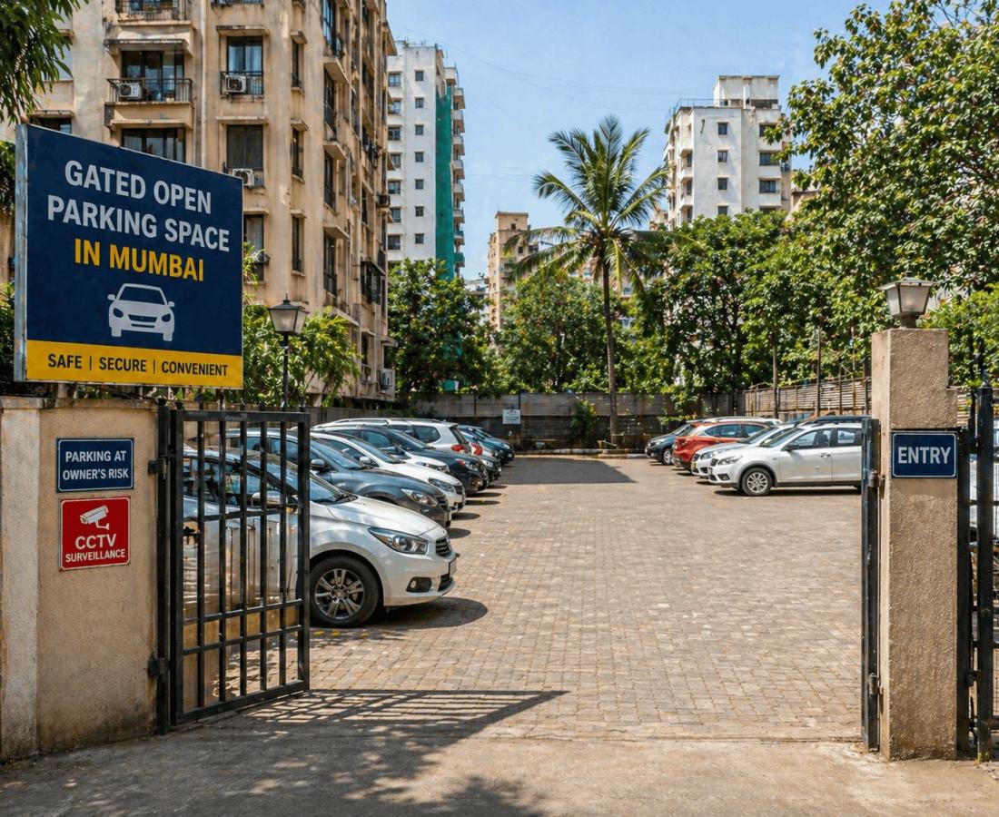 open car parking space available