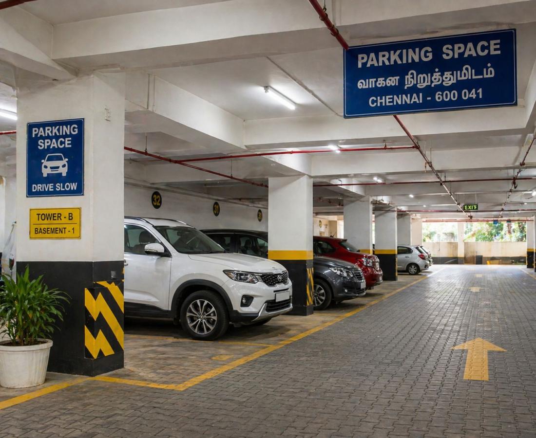 2 garage parking available