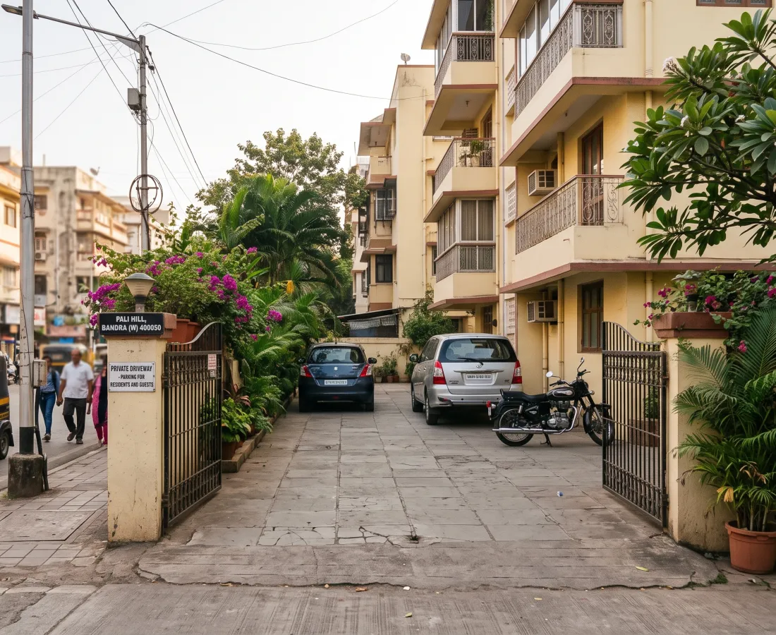 Open Driveway Parking in Bandra West