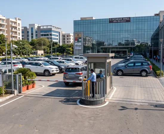 Secure Mall-side Parking in C-Scheme