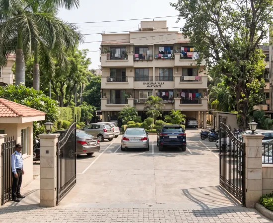 Open Compound Parking in Andheri East