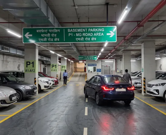 Basement Parking near MG Road